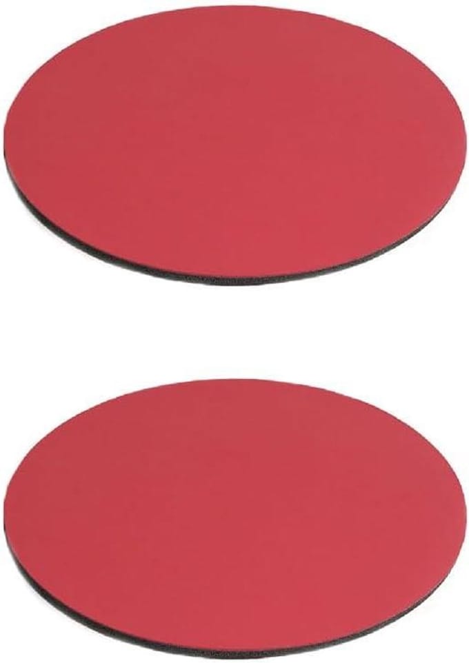 Oefening Sliders - Glij discs - Core training - Multifunctioneel gebruik - 2 stuks - Rood