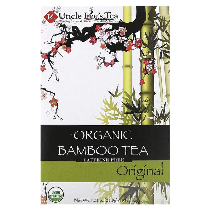 Thé Biologique de Bambou, Original, Sans Caféine, 18 Sachets de Thé, 1,02 oz (28,8 g)