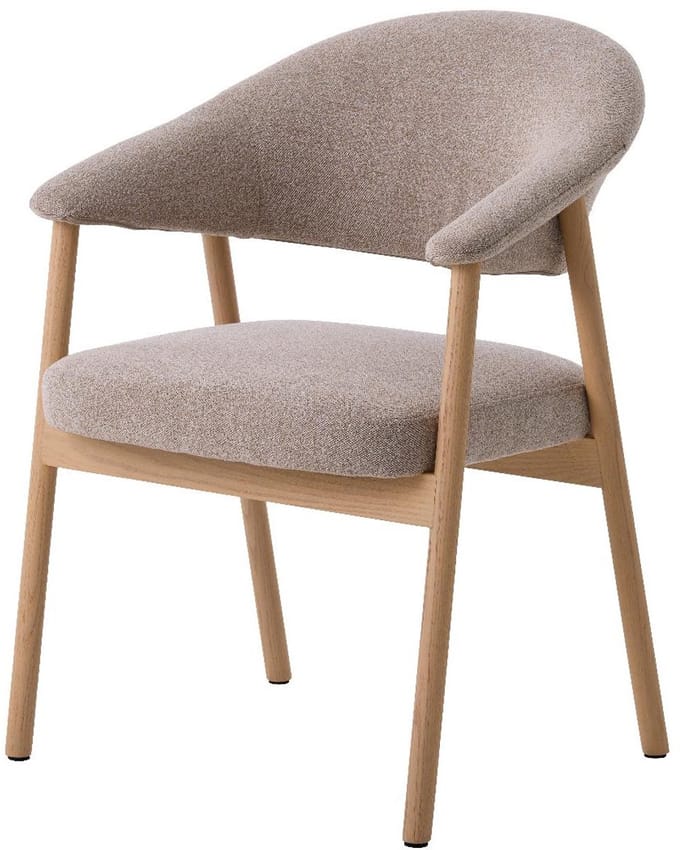Nordic Home - Tisha eetkamerstoel naturel - zand