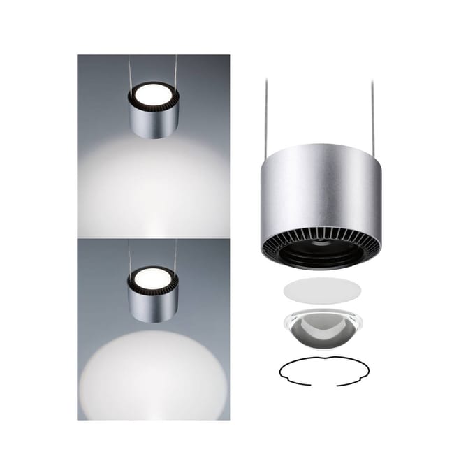 Paulmann URail Aldan LED hanglamp 4000K chroom mat