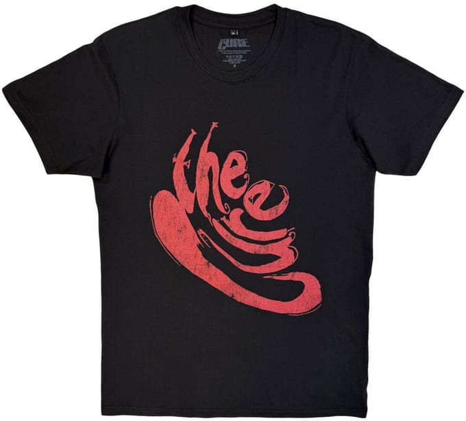 The Cure - Swirl Logo Heren Tshirt - XL - Zwart