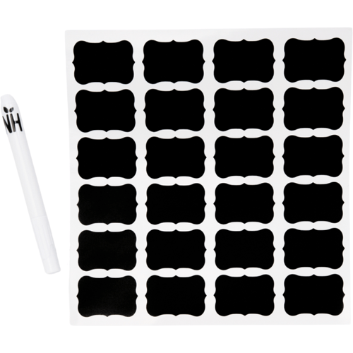 Natural Heroes - Krijt Labels (Set) Vorm 1 (incl. stift)