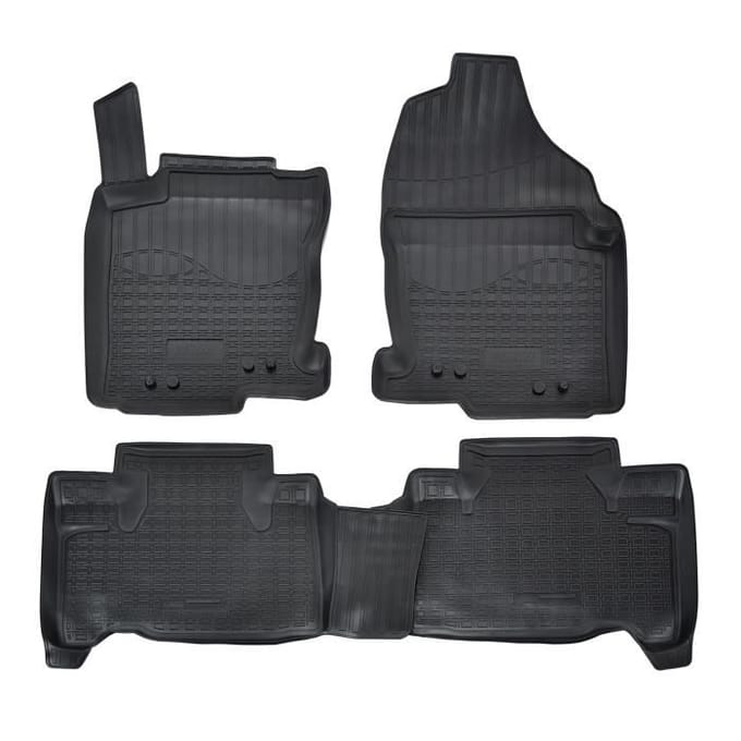 Doublures NORM | Tapis De Sol En Caoutchouc TPE Toutes Saisons Pour Lexus NX 2014-2021 noir