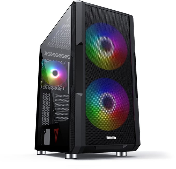 Modecom Volcano Amirani Serie - Pc-behuizing - ARGB - Midi Tower - Geen Voeding