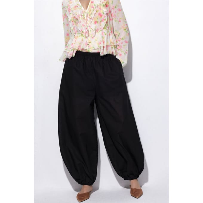 Elastische Taille Ballon Broek
