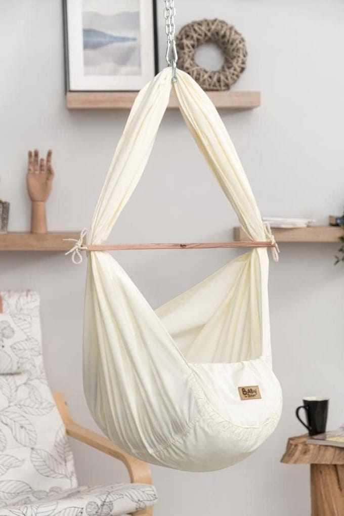 Wiegdoek/Hangmat voor Baby - Rustige Slaap & Rugvriendelijk (0-2,5 Jaar)