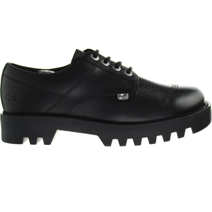 Kickers Kizziie Derby Heren Zwart Schoenen