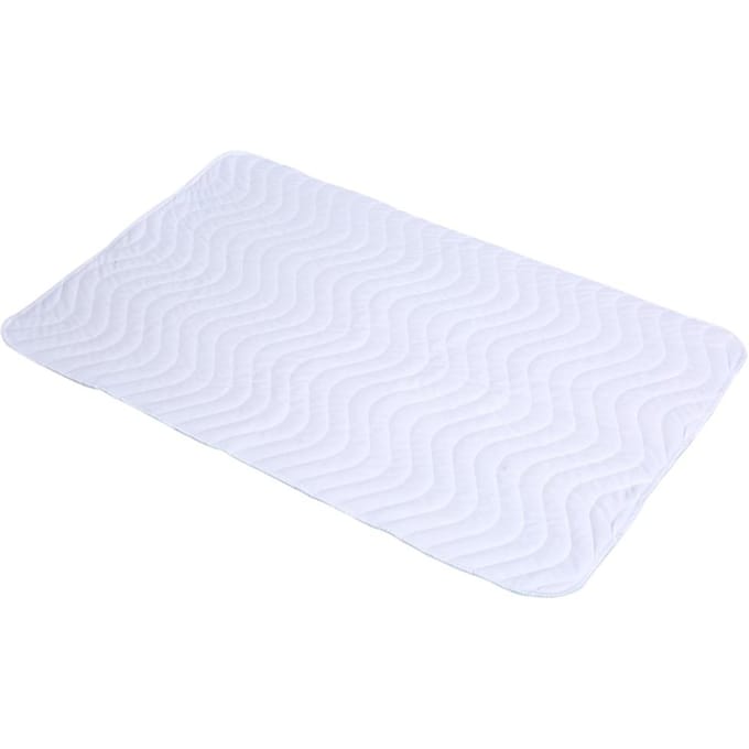 1 pièce Tapis d'incontinence lavable super absorbant Coussin d'allaitement respirant(L) white