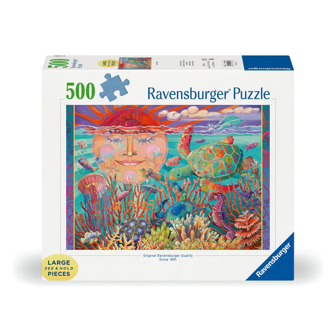 Ravensburger puzzel Sun and Sea - Legpuzzel - 500 Large Format stukjes