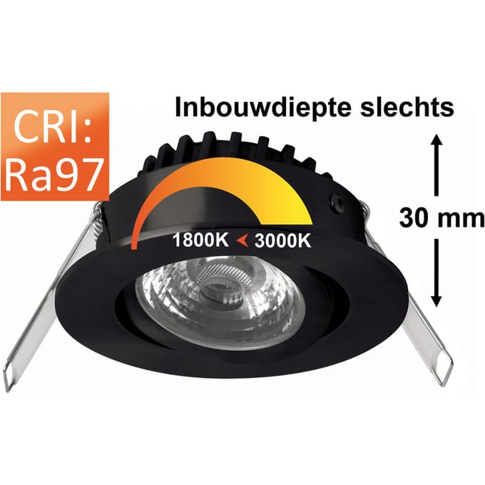 Megaman Dim tot warm Downlight, Spot, Schijnwerper - MM10975