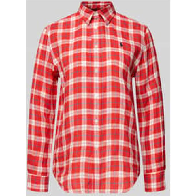 Oversized overhemdblouse van puur linnen