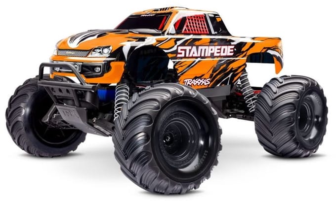 Traxxas Stampede 2WD Brushed incl battery & USB-C charger oranje