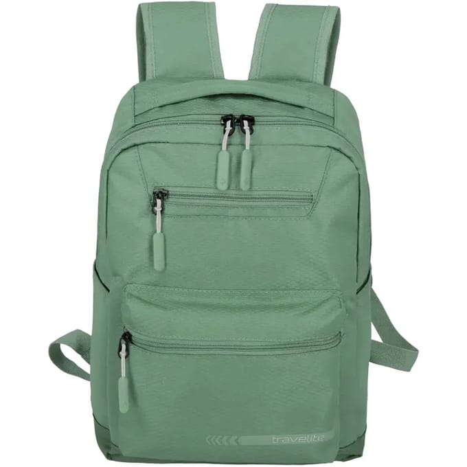 Travelite Kick Off Backpack M 17 liter - Sage – Compacte rugzak voor dagelijks gebruik – Van polyester – Reistassen, rugtassen en rugzakken