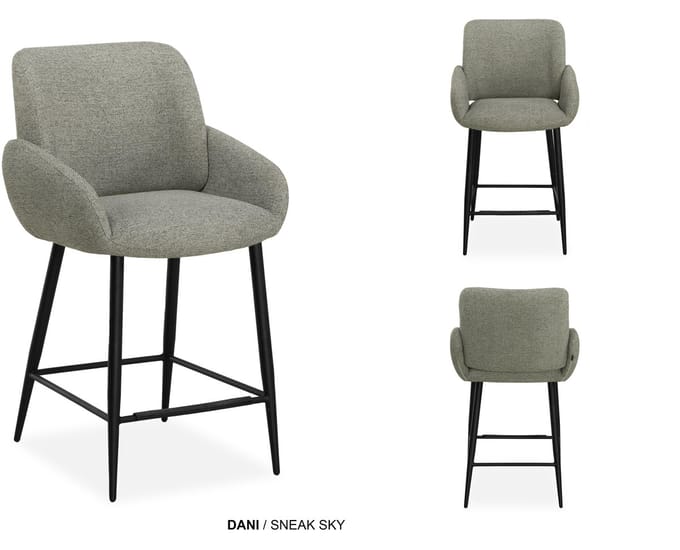 MX-Sofa - Barstoel Dani / Kleur: Sky | per 2 stuks