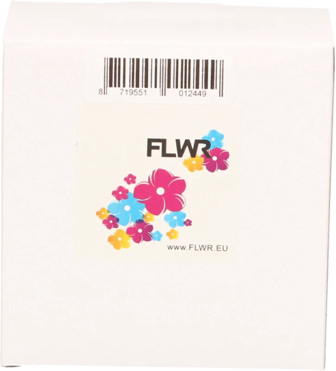 FLWR - Labelprinterrol / DK-22225 / wit - geschikt voor Brother