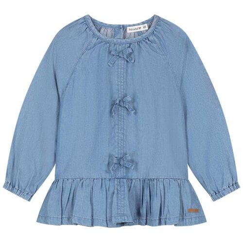 Prénatal baby blouse Mid Blue Denim 62 dames