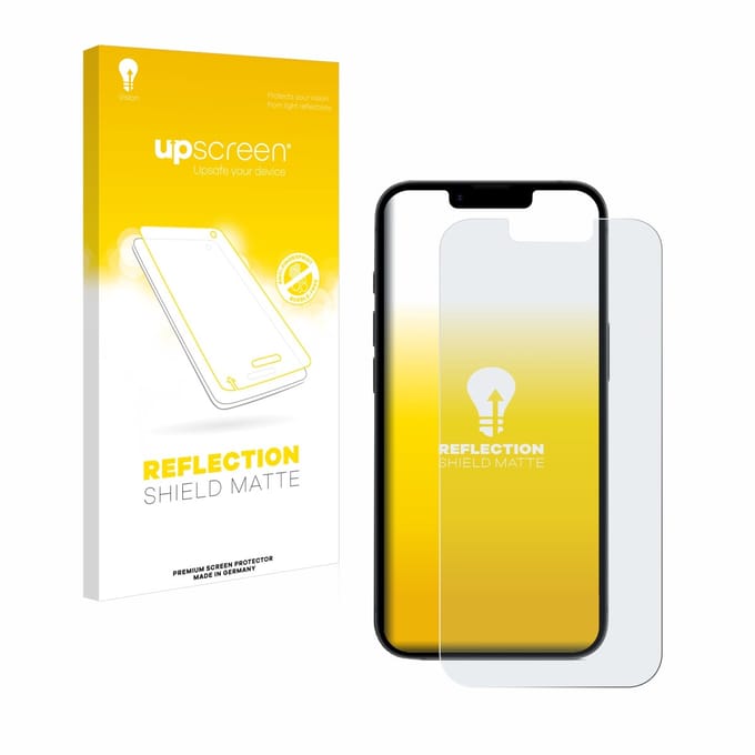 upscreen - Screenprotector voor Apple iPhone 16e / 17e - Folie Beschermfolie anti glare matte