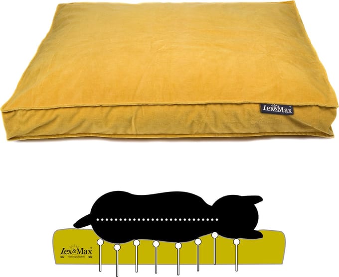 Hondenkussen Royal Velvet Honing 90 x 65 cm M