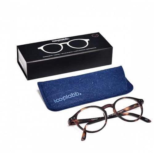 Looplabb leesbril sterkte +1,00 model faust schildpad