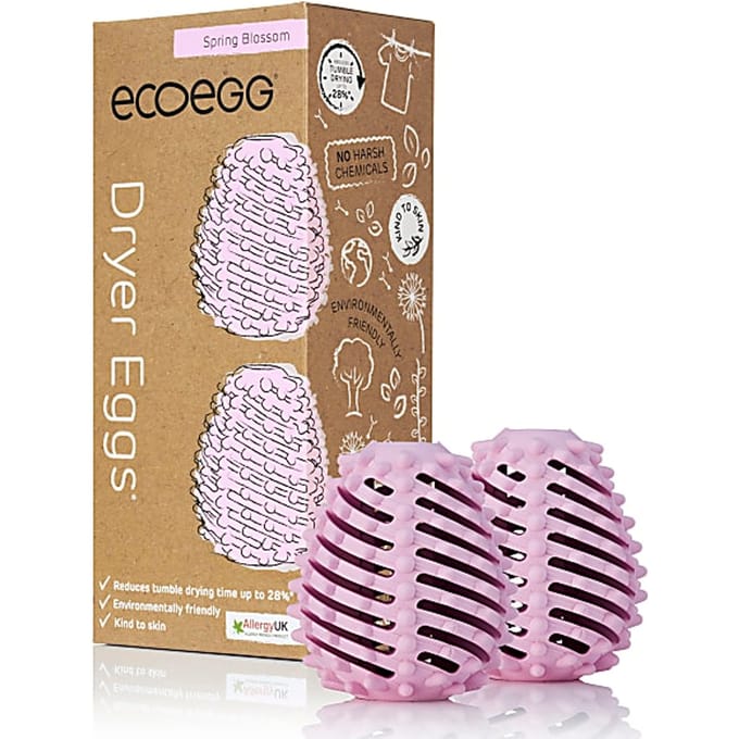 EcoEgg Dryer Egg - Lentebloesem - Drogerballen - Hervulbaar - Duurzaam - 2 stuks