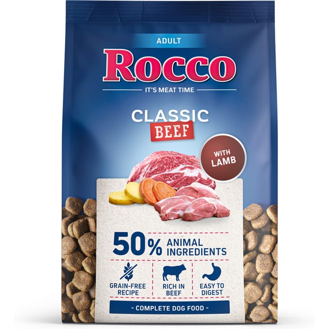 Rocco Adult Rundvlees met Lam - Voordeelpakket 5 x 1 Kg