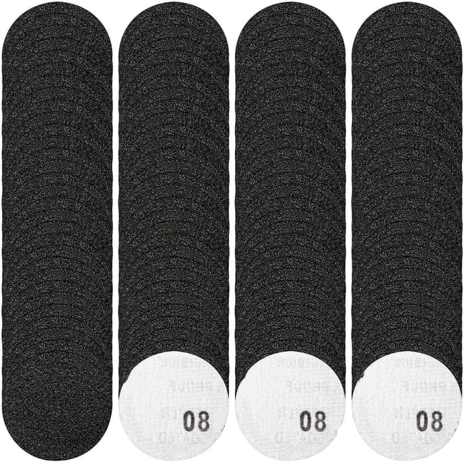 Klittenbandschijven Set - Schuurschijven Medium - Metaal Slijpen - 80 Korrel Siliciumcarbide - 50 mm Diameter