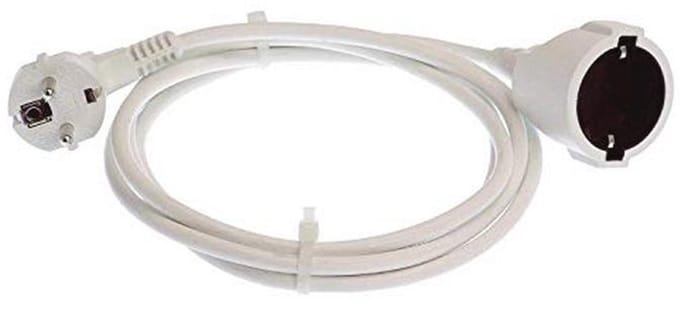 PVC Schuko Verlengkabel met EU-Stopcontact en Stekker - 5 m
