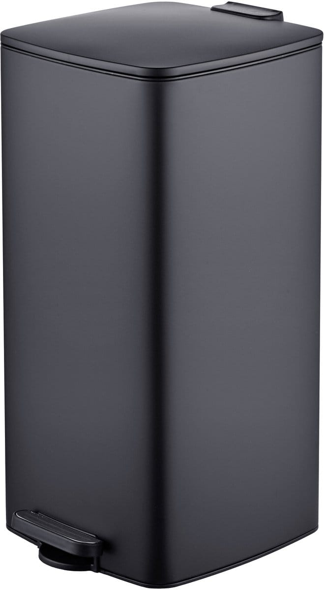Pedaalemmer - 30 liter - softclose - zwart