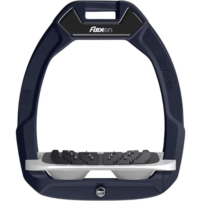 Veiligheidszool voor ruiterschoenen Schuin Grip Marine/Wit/Wit Flex-On Safe-On