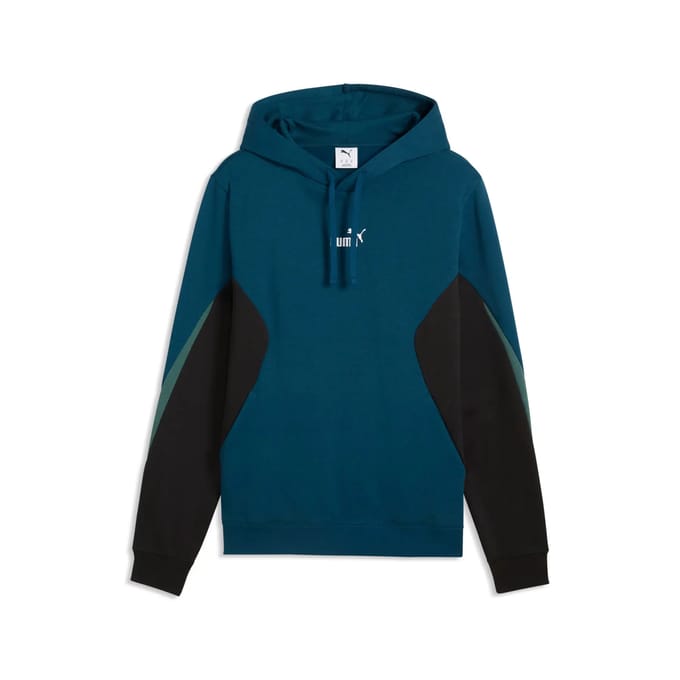 Geribde capuchon sweatshirt met koord Puma