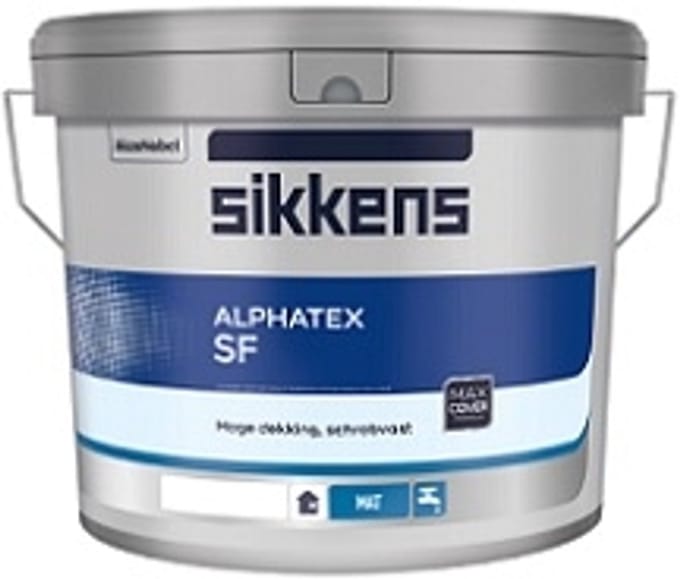 Sikkens Alphatex SF Mat RAL 9010 Gebroken wit 1 Liter