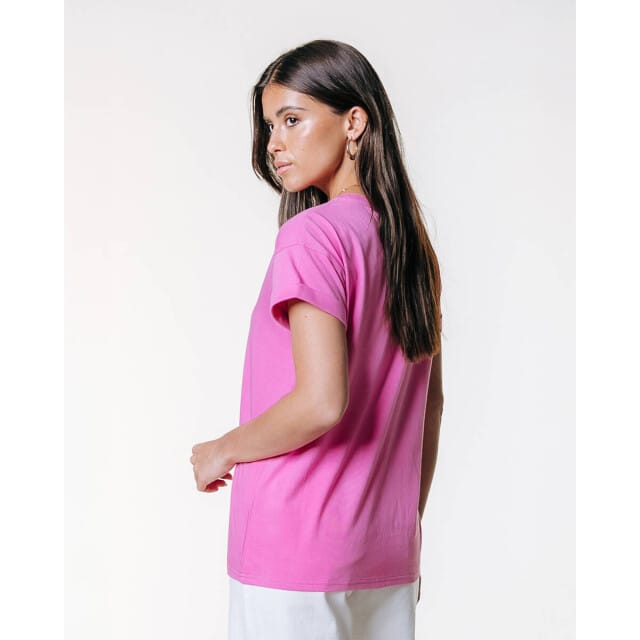 Colourful Rebel Uni Logo Boxy Tee- M