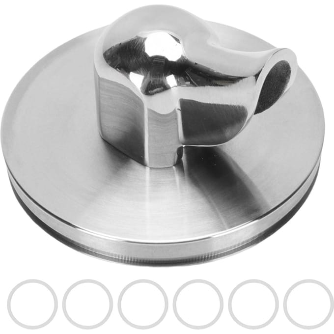 54mm Portafilter Uitloop Bodemloos naar Uitloop Koffiemachine Portafilter Uitloop 304 Roestvrij Staal gray