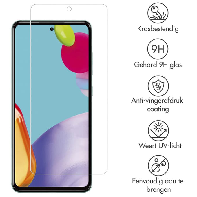 Accezz Screen Protector - Geschikt voor Samsung Galaxy A52 (4G) / A52s / A52 (5G) / A53 - Gehard Glas Screenprotector