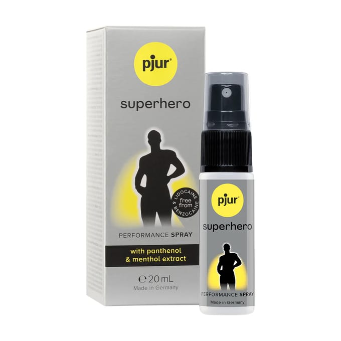 Pjur Superhero - Delayspray - Stel je Zaadlozing Uit - 20ml
