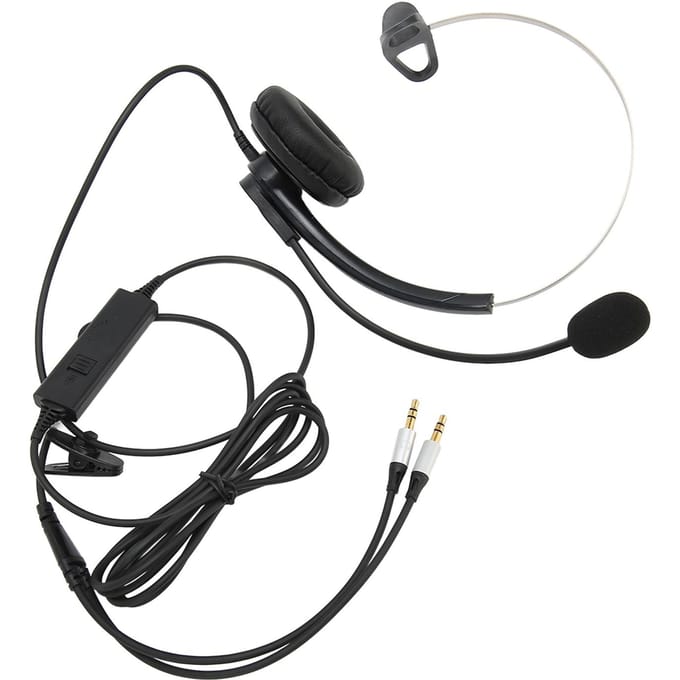 Enkelzijdig bedraad headset ruisonderdrukkend HD bellen telefoon headset voor callcenter kantoor