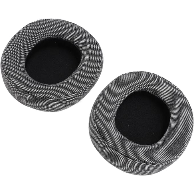 Vervangende oorkussens voor Arctis Nova Pro Wireless gamingheadset Ademend katoenlinnen hoofdtelefoon oorkussens kussens black