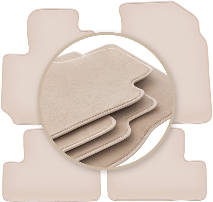 PREMIUM beige matten voor: Toyota RAV4 II FL 5-deurs 2003-2005