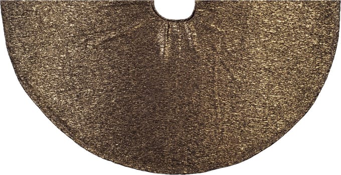 Anna Collection kerstboomrok - kerstboom onder kleed - goud - D120 cm - glans - rond