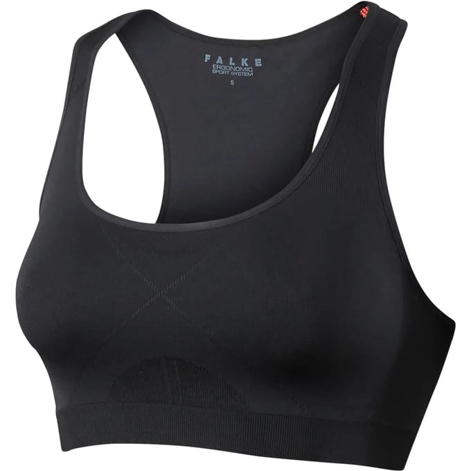 FALKE Madison Low Support voor laag activiteitsniveau functioneel materiaal sportbeha dames zwart - maat S