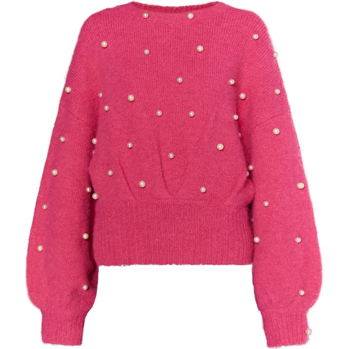 Faina Gebreide trui Dames roze
