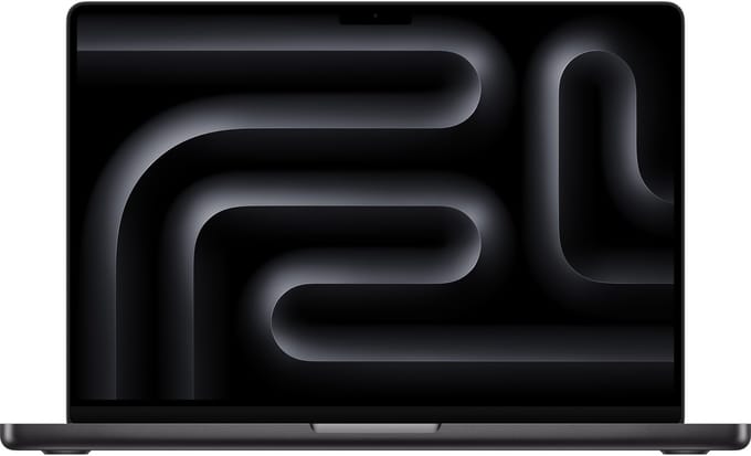 Apple MacBook Pro 2024 14,2'' - M4 Pro, 12 Core CPU, 16 Core GPU, 24GB RAM, 512GB SSD, Qwerty, Space Zwart