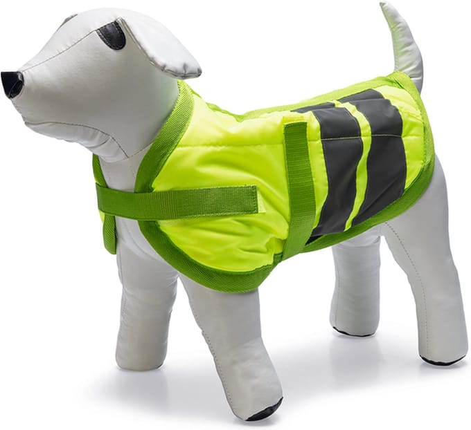 Beeztees Teddie - Hondenjas - Reflecterend - Geel - 70 cm