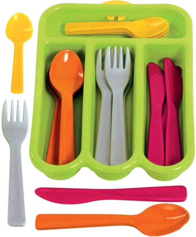 Toys Cutlery Set (Green) - Set of 4
