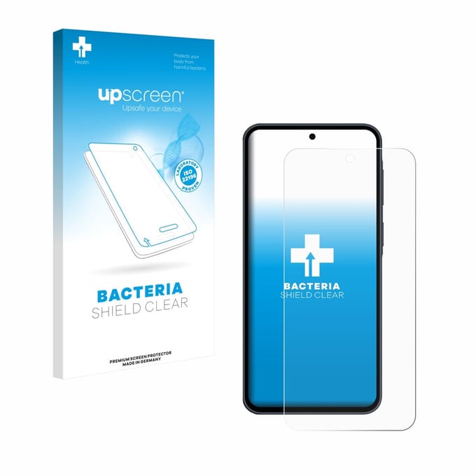upscreen - Screenprotector voor Samsung Galaxy A37 5G - Folie Beschermfolie transparant antibacterieel