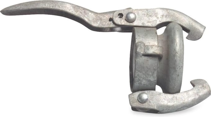 Blindkoppeling staal gegalvaniseerd 89 mm M-deel Perrot type Perrot