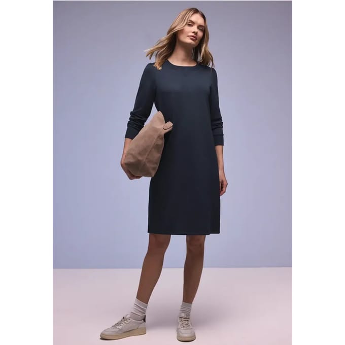 Jurk in effen kleur