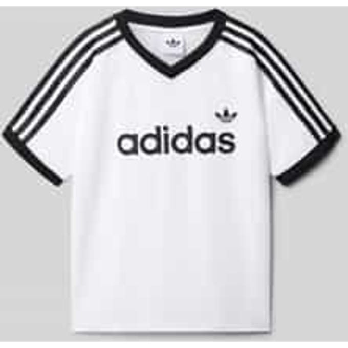 Adidas Loose Jersey T-shirts Kinder - Wit - Maat 147 - 152 CM - Poly Jersey