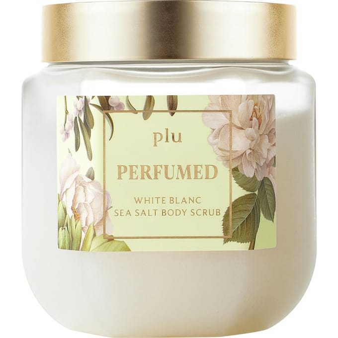 PLU Perfumed White Blanc Sea Salt Body Scrub – verfrissend & gladmakend 500 Peeling