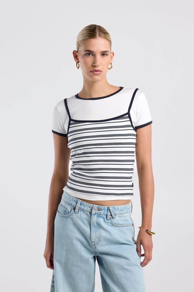 America Today Gami Off White Maat: S | Onderhemden Outlet | Dames | Wit